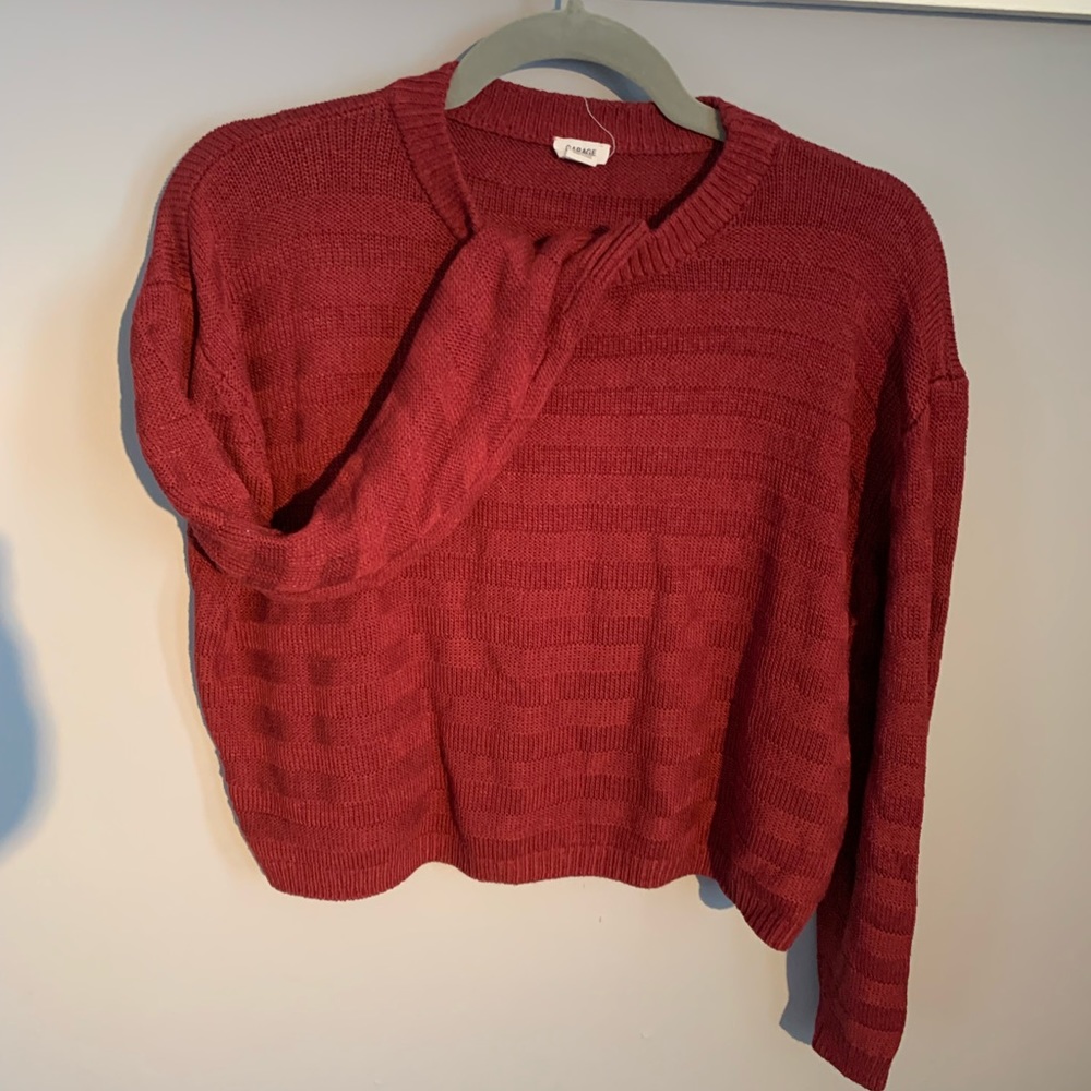 Cropped sweater